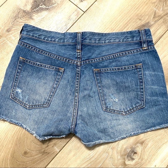 J. Crew Raw Hem Vintage Wash Denim Jean Shorts 26 - Picture 6 of 7